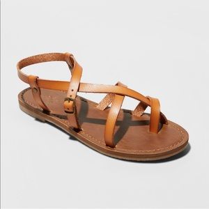 Tan sandals